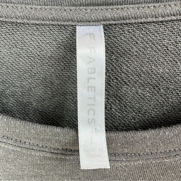 Fabletics CUTE AF Gray Crewneck Sweatshirt, Large - Picture 6 of 9